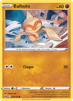 Carte Pokémon Balbuto 070