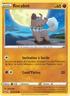 Carte Pokémon Rocabot 073