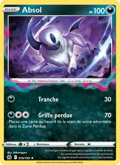 Carte Pokémon Absol 076