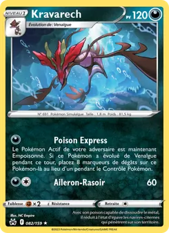 Carte Pokémon Kravarech 082