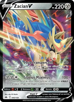 Carte Pokémon Zacian V 095