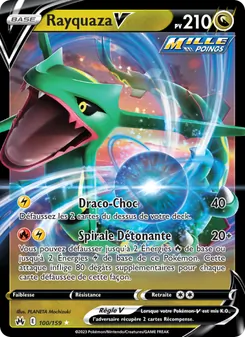 Carte Pokémon Rayquaza V 100