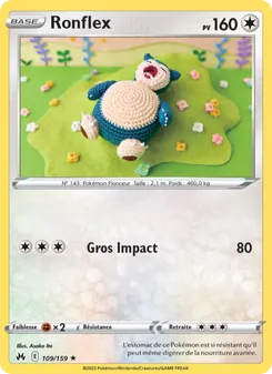 Carte Pokémon Ronflex 109