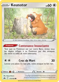 Carte Pokémon Keunotor 111