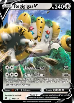 Carte Pokémon Regigigas V 113