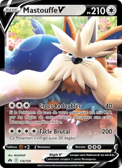Carte Pokémon Mastouffe V 116