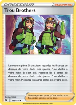 Carte Pokémon Trou Brothers 126