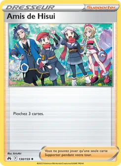 Carte Pokémon Amis de Hisui 130