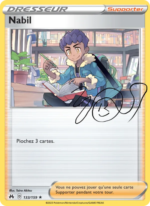 Carte Pokémon Nabil 133/159 de l'extension Zénith Suprême