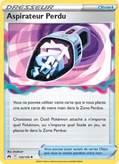 Carte Pokémon Aspirateur Perdu 135