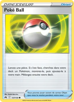 Carte Pokémon Poké Ball 137