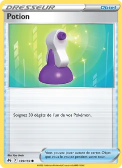 Carte Pokémon Potion 139