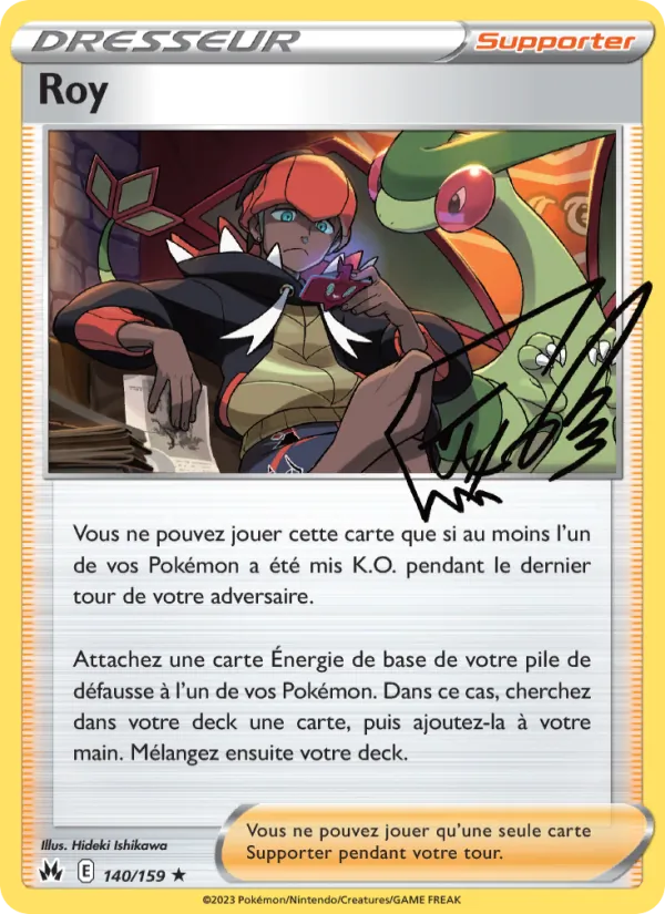 Carte Pokémon Roy 140/159 de l'extension Zénith Suprême