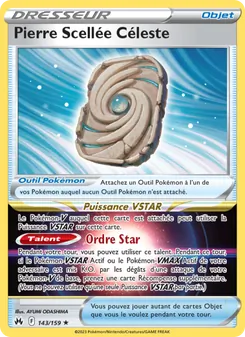 Carte Pokémon Pierre Scellée Céleste 143