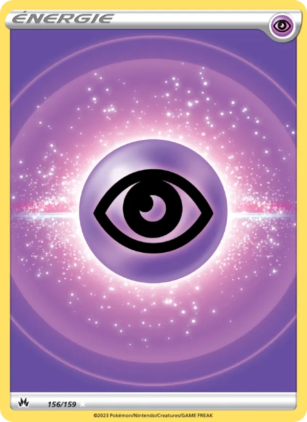 Carte Pokémon Énergie Psy 156/159 de l'extension Zénith Suprême