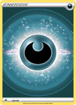 Carte Pokémon Énergie Obscurité 158
