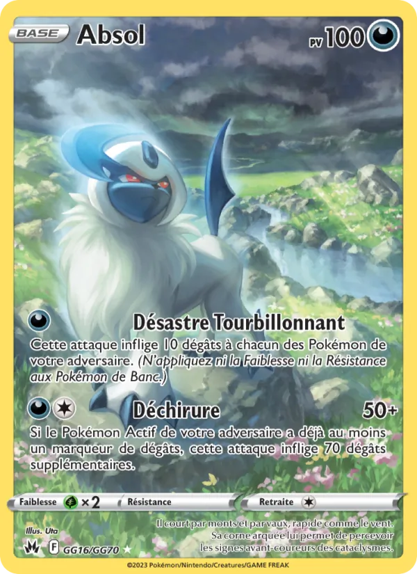 Carte Pokémon Absol GG16/159 de l'extension Zénith Suprême