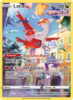 Carte Pokémon Latias GG20 — Zénith Suprême