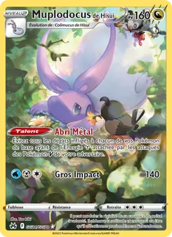 Carte Pokémon Muplodocus de Hisui GG21 — Zénith Suprême