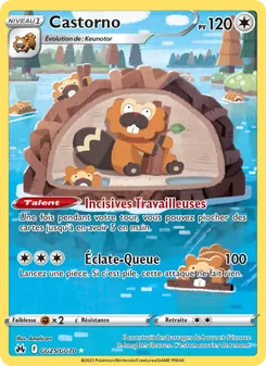 Carte Pokémon Castorno GG25 — Zénith Suprême