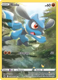 Carte Pokémon Riolu GG26 — Zénith Suprême