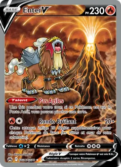 Carte Pokémon Entei V GG36 — Zénith Suprême