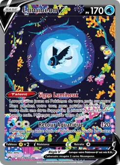 Carte Pokémon Luminéon V GG39 — Zénith Suprême