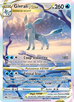 Carte Pokémon Givrali VSTAR GG40 — Zénith Suprême