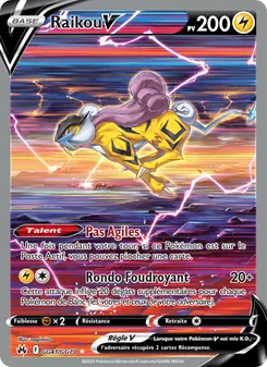 Carte Pokémon Raikou V GG41 — Zénith Suprême