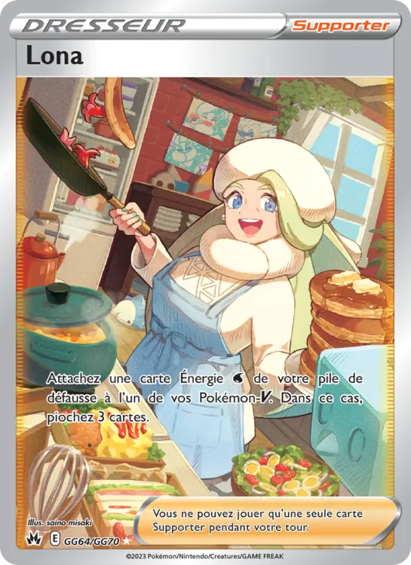 Carte Pokémon Lona GG64/159 de l'extension Zénith Suprême