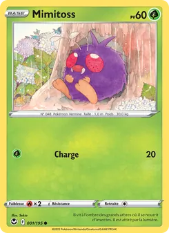 Carte Pokémon Mimitoss 001