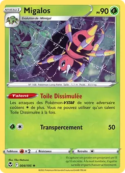 Carte Pokémon Migalos 004