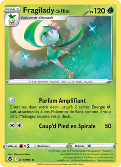 Carte Pokémon Fragilady de Hisui 010