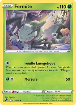 Carte Pokémon Fermite 013