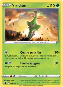 Carte Pokémon Viridium 014