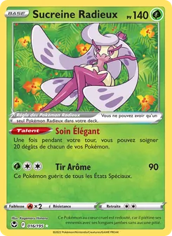 Carte Pokémon Sucreine Radieux 016