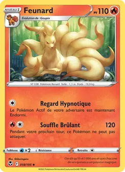 Carte Pokémon Feunard 018