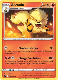 Carte Pokémon Arcanin 020