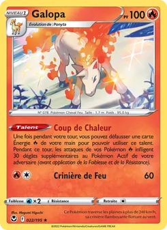 Carte Pokémon Galopa 022