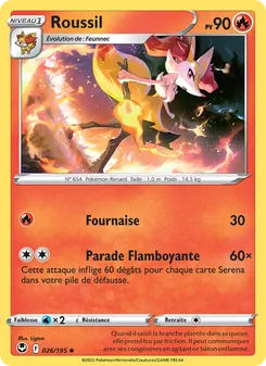Carte Pokémon Roussil 026 — Tempête Argentée