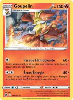 Carte Pokémon Goupelin 027 — Tempête Argentée