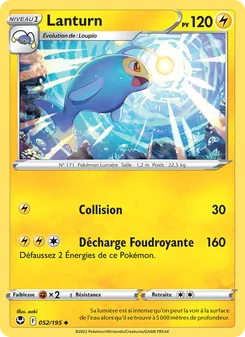 Carte Pokémon Lanturn 052