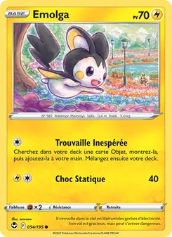 Carte Pokémon Emolga 054