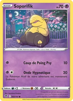 Carte Pokémon Soporifik 060
