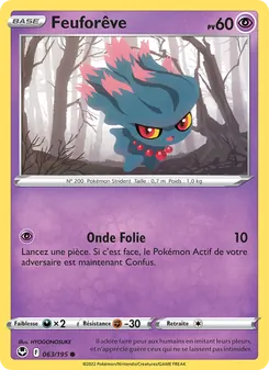 Carte Pokémon Feuforêve 063