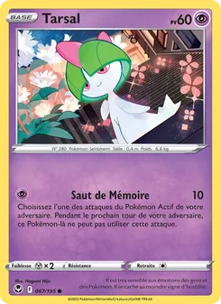 Carte Pokémon Tarsal 067
