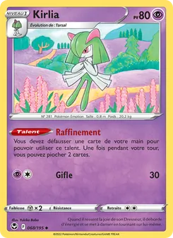Carte Pokémon Kirlia 068