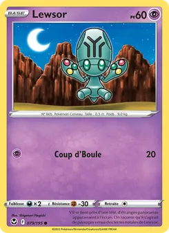 Carte Pokémon Lewsor 079