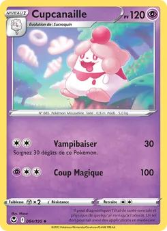 Carte Pokémon Cupcanaille 084