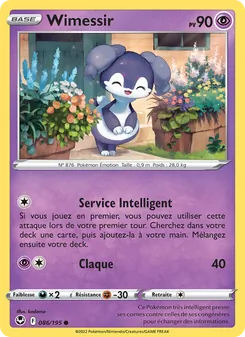 Carte Pokémon Wimessir 086
